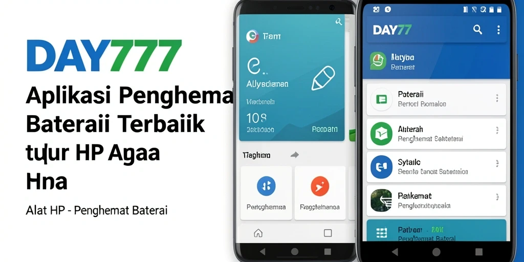 Antarmuka sederhana dan intuitif dari DAY777 untuk penghematan baterai.