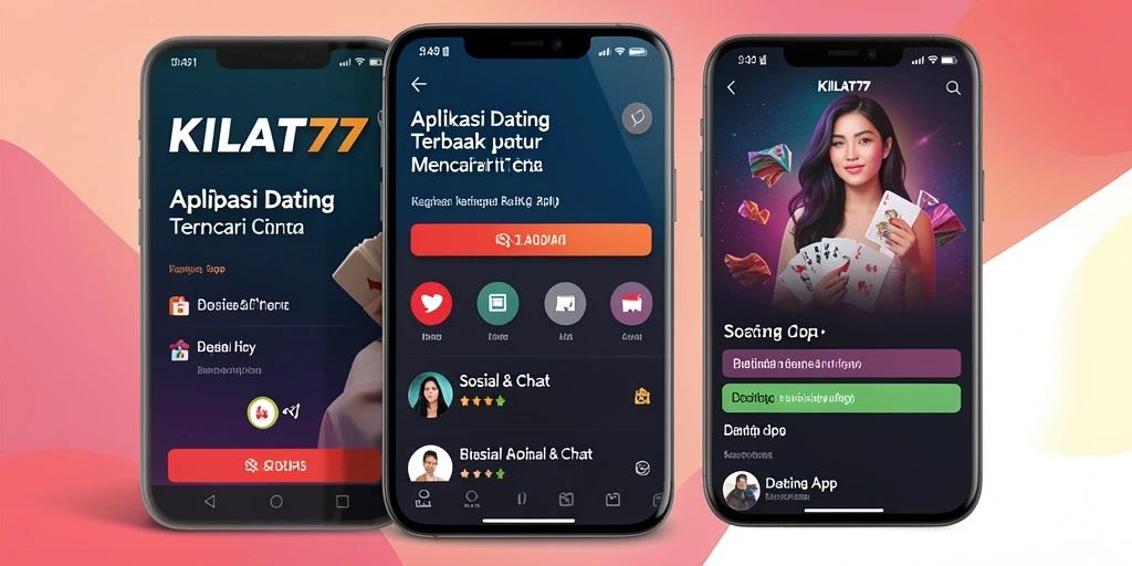 Antarmuka KILAT77 yang ramah pengguna untuk aplikasi dating.