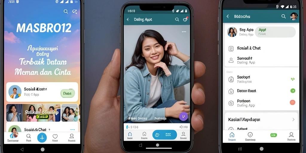 Tampilan modern dan user-friendly dari MASBRO12 yang mendukung interaksi sosial.