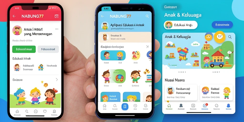 Antarmuka <strong>NABUNG77</strong> yang menarik dan interaktif untuk anak-anak.