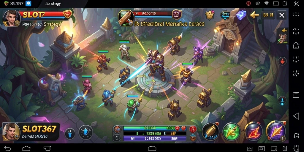 Antarmuka menarik dari game strategi SLOT367 yang penuh warna.
