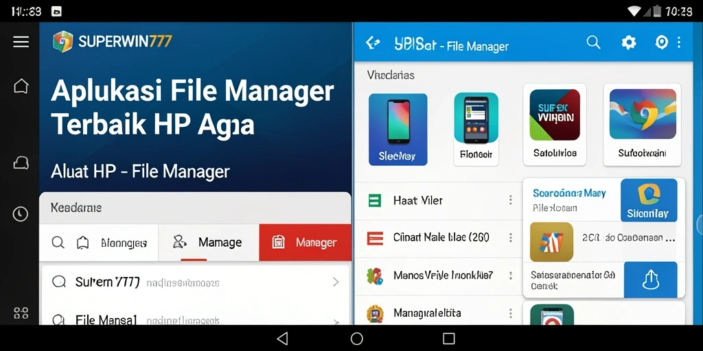 Tampilan antarmuka SUPERWIN777 yang sederhana dan efisien untuk mengelola file.